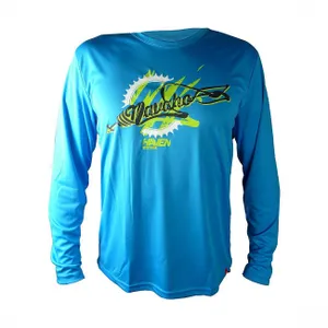 HAVEN Cyklistický dres s dlhým rukávom letný - NAVAHO LONG MTB - modrá/zelená HAVEN Cyklistický dres s dlhým rukávom letný - NAVAHO LONG MTB - modrá/zelená