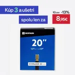 Športy > Cyklistika > Plášte a duše na bicykle > Cyklistické duše a ventily - 20%27%27 duša s profilom od 1,5 do 1,9 s ventilom Schrader Športy > Cyklistika > Plášte a duše na bicykle > Cyklistické duše a ventily - 20%27%27 duša s profilom od 1,5 do 1,9 s ventilom Schrader