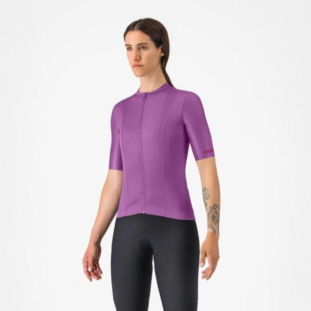 CASTELLI Cyklistický dres s krátkym rukávom - UNLIMITED W - fialová CASTELLI Cyklistický dres s krátkym rukávom - UNLIMITED W - fialová