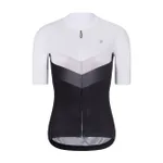 RIVANELLE Cyklistický dres s krátkym rukávom - ARROW II - biela/čierna RIVANELLE Cyklistický dres s krátkym rukávom - ARROW II - biela/čierna