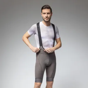 ALÉ Cyklistické nohavice krátke s trakmi - MAGIC COLOUR PR-E - hnedá ALÉ Cyklistické nohavice krátke s trakmi - MAGIC COLOUR PR-E - hnedá