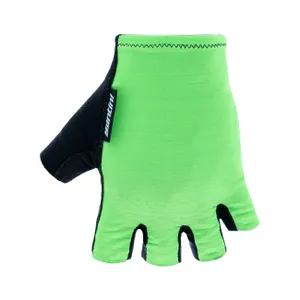 SANTINI Cyklistické rukavice krátkoprsté - CUBO - zelená SANTINI Cyklistické rukavice krátkoprsté - CUBO - zelená