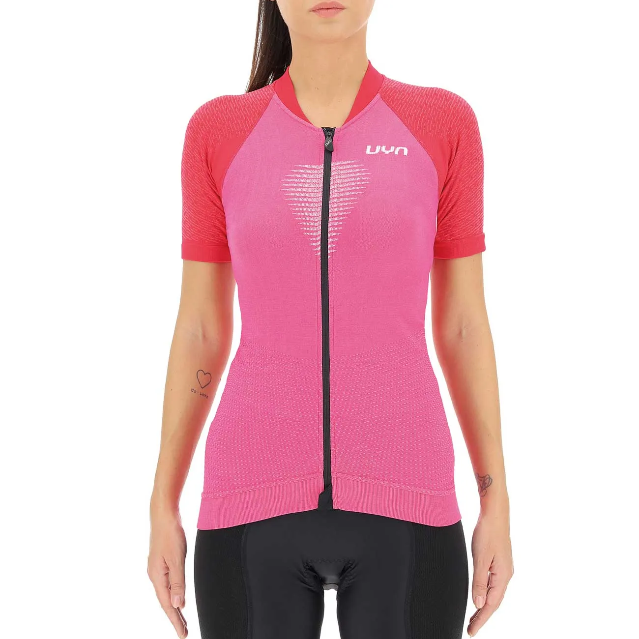 UYN Cyklistický dres s krátkym rukávom - GRANFONDO LADY - ružová UYN Cyklistický dres s krátkym rukávom - GRANFONDO LADY - ružová