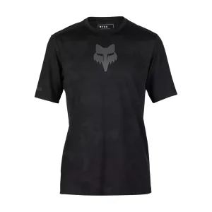 FOX Cyklistický dres s krátkym rukávom - RANGER TRU DRI - čierna FOX Cyklistický dres s krátkym rukávom - RANGER TRU DRI - čierna