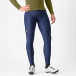 CASTELLI Cyklistické nohavice dlhé s trakmi - ESPRESSO - modrá CASTELLI Cyklistické nohavice dlhé s trakmi - ESPRESSO - modrá