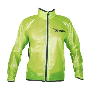 HAVEN Cyklistická vodeodolná pláštenka - RAINSHIELD - zelená/čierna HAVEN Cyklistická vodeodolná pláštenka - RAINSHIELD - zelená/čierna
