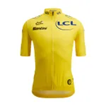 SANTINI Cyklistický dres s krátkym rukávom - TOUR DE FRANCE - YELLOW JERSEY - žltá SANTINI Cyklistický dres s krátkym rukávom - TOUR DE FRANCE - YELLOW JERSEY - žltá