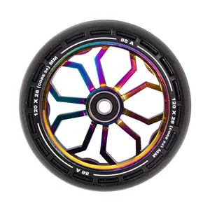 Kolieska LMT XL Wheel 120 mm s ABEC 9 ložiskami neo-chrome Kolieska LMT XL Wheel 120 mm s ABEC 9 ložiskami neo-chrome