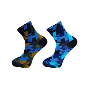 HAVEN Cyklistické ponožky klasické - LITE SILVER NEO 2PAK - viacfarebná HAVEN Cyklistické ponožky klasické - LITE SILVER NEO 2PAK - viacfarebná