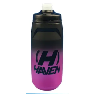 HAVEN Cyklistická fľaša na vodu - SEICENTO - čierna/ružová HAVEN Cyklistická fľaša na vodu - SEICENTO - čierna/ružová