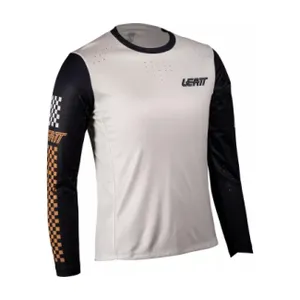LEATT Cyklistický dres s dlhým rukávom letný - MTB ENDURO 4.0 W - biela/čierna LEATT Cyklistický dres s dlhým rukávom letný - MTB ENDURO 4.0 W - biela/čierna