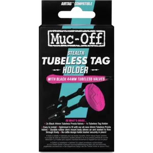 Šport a outdoor | Cyklistika | Cyklodoplnky - Muc-Off Tubeless Tag Holder & 44 mm Tubeless Valves Black Šport a outdoor | Cyklistika | Cyklodoplnky - Muc-Off Tubeless Tag Holder & 44 mm Tubeless Valves Black