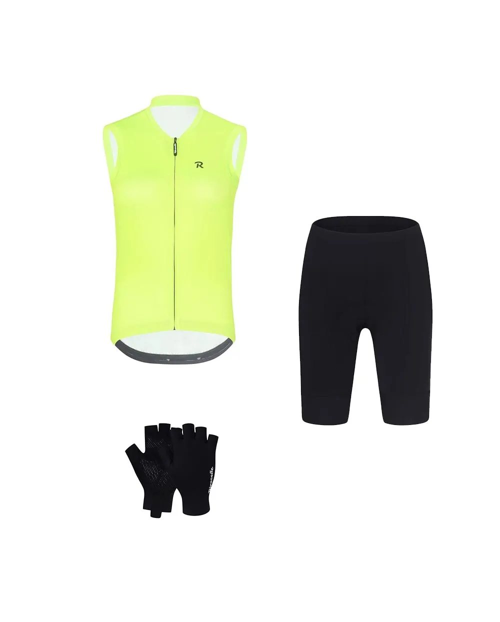 RIVANELLE Cyklistický mega set - PURE - žltá/čierna RIVANELLE Cyklistický mega set - PURE - žltá/čierna