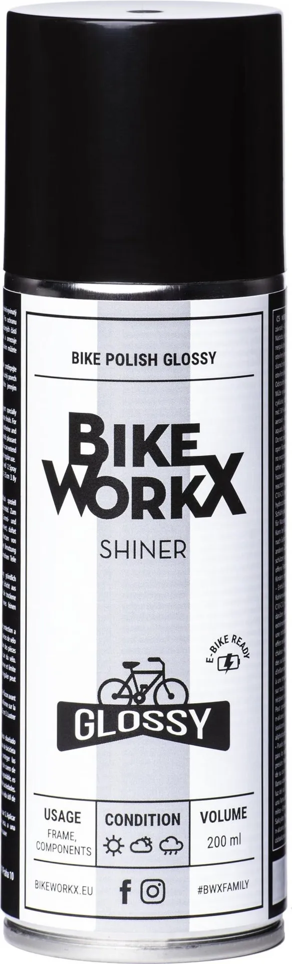 Šport a outdoor | Cyklistika | Čistiace a mazacie prostriedky | Čističe na bicykle - BikeWorkx Shiner Glossy 200 ml Šport a outdoor | Cyklistika | Čistiace a mazacie prostriedky | Čističe na bicykle - BikeWorkx Shiner Glossy 200 ml
