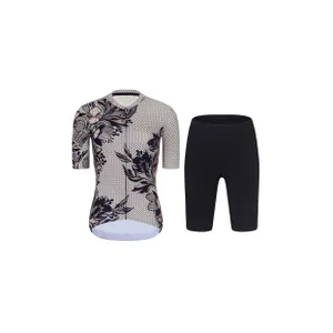 RIVANELLE Cyklistický krátky dres a krátke nohavice - BAROC - šedá/čierna RIVANELLE Cyklistický krátky dres a krátke nohavice - BAROC - šedá/čierna