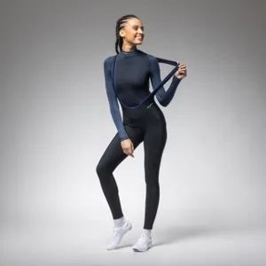 ALÉ Cyklistické nohavice dlhé s trakmi - KLIMATIK K-ATMO 3.0 - čierna ALÉ Cyklistické nohavice dlhé s trakmi - KLIMATIK K-ATMO 3.0 - čierna