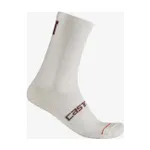 CASTELLI Cyklistické ponožky klasické - COMO 15 W - biela CASTELLI Cyklistické ponožky klasické - COMO 15 W - biela