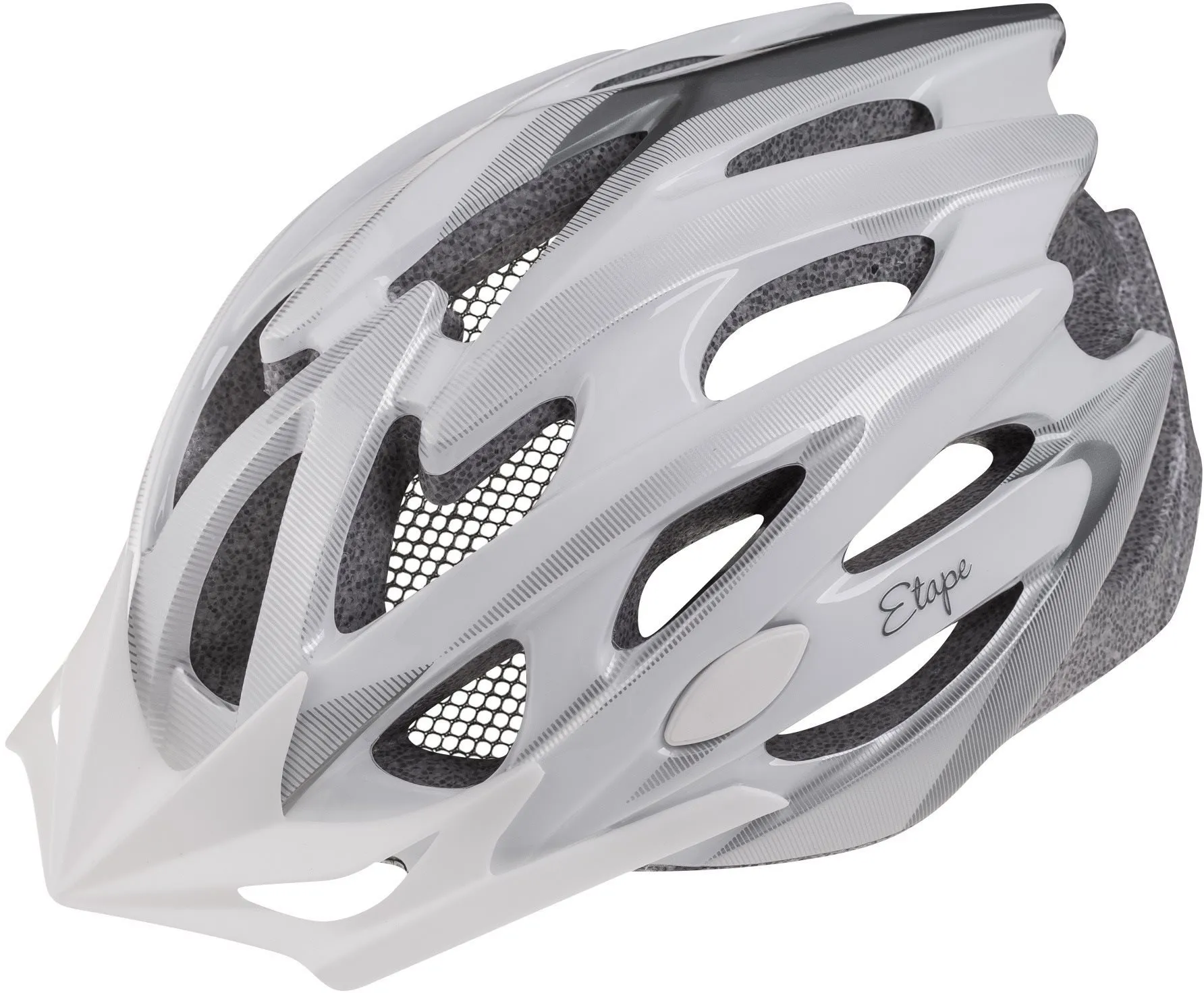 Šport a outdoor | Cyklistika | Prilby - Etape Venus Biela/Strieborná 58 – 61 cm Šport a outdoor | Cyklistika | Prilby - Etape Venus Biela/Strieborná 58 – 61 cm