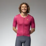 ALÉ Cyklistický dres s krátkym rukávom - EARTHY STYLE 2.0 PR-E - bordová ALÉ Cyklistický dres s krátkym rukávom - EARTHY STYLE 2.0 PR-E - bordová