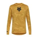 FOX Cyklistický dres s dlhým rukávom letný - RENGER TRUDRI LS - žltá FOX Cyklistický dres s dlhým rukávom letný - RENGER TRUDRI LS - žltá
