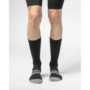 ALÉ Cyklistické ponožky klasické - STRADA 3.0 - čierna/šedá ALÉ Cyklistické ponožky klasické - STRADA 3.0 - čierna/šedá