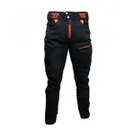 HAVEN Cyklistické nohavice dlhé bez trakov - SINGLETRAIL LONG - červená/čierna HAVEN Cyklistické nohavice dlhé bez trakov - SINGLETRAIL LONG - červená/čierna