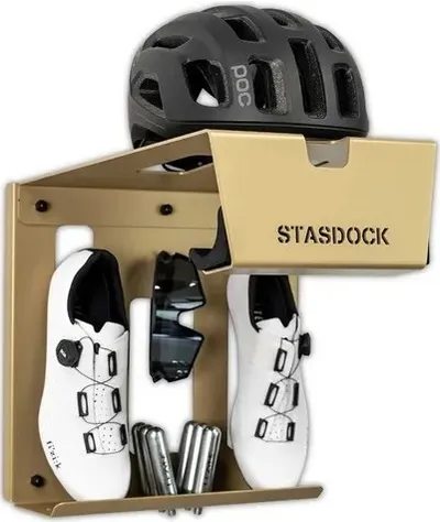 Šport a outdoor | Cyklistika | Cyklodoplnky | Stojany a držiaky | Interiérové držiaky - Stasdock Držiak na bicykel na stenu New Gold Šport a outdoor | Cyklistika | Cyklodoplnky | Stojany a držiaky | Interiérové držiaky - Stasdock Držiak na bicykel na stenu New Gold