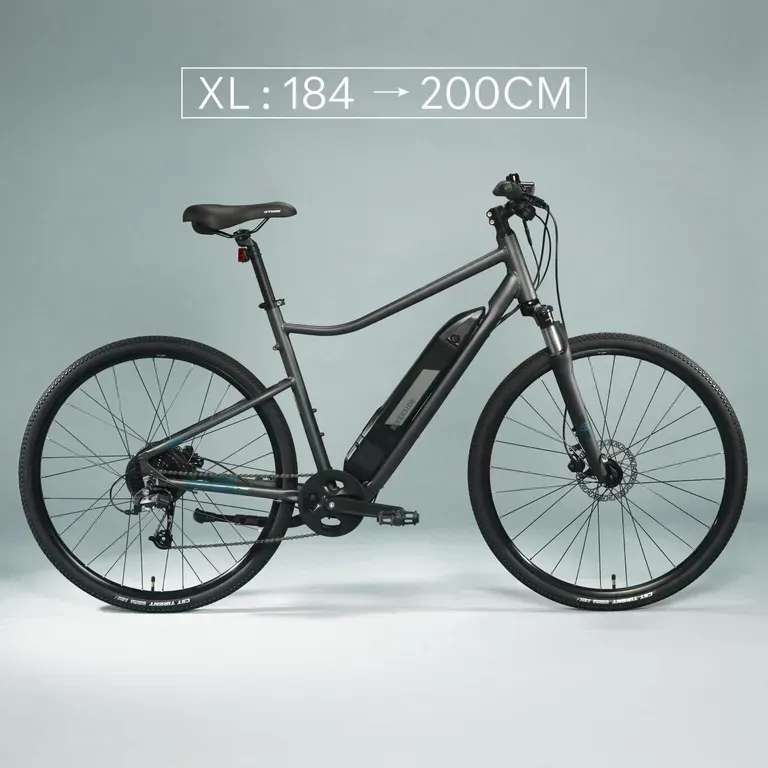 Športy > Cyklistika > Bicykle > Trekingové bicykle - Elektrický trekingový bicykel 500 E sivý Športy > Cyklistika > Bicykle > Trekingové bicykle - Elektrický trekingový bicykel 500 E sivý