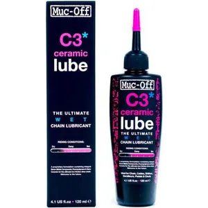 Šport a outdoor | Cyklistika | Čistiace a mazacie prostriedky | Mazivá a oleje - Muc-Off C3 Ceramic Wet Lube 120 ml Šport a outdoor | Cyklistika | Čistiace a mazacie prostriedky | Mazivá a oleje - Muc-Off C3 Ceramic Wet Lube 120 ml