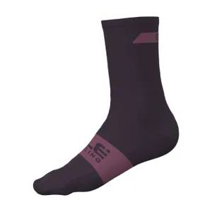 ALÉ Cyklistické ponožky klasické - FOLLOW ME - bordová ALÉ Cyklistické ponožky klasické - FOLLOW ME - bordová