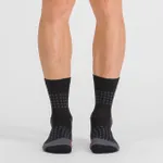 SPORTFUL Cyklistické ponožky klasické - APEX - čierna/šedá SPORTFUL Cyklistické ponožky klasické - APEX - čierna/šedá
