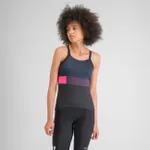 SPORTFUL Cyklistický dres bez rukávov - SNAP - čierna/modrá SPORTFUL Cyklistický dres bez rukávov - SNAP - čierna/modrá