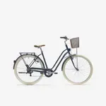 Mestský bicykel - Mestský bicykel Elops 520 so zníženým rámom modrý Mestský bicykel - Mestský bicykel Elops 520 so zníženým rámom modrý