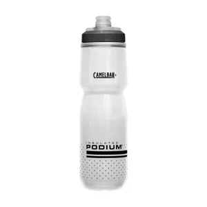 CAMELBAK Cyklistická fľaša na vodu - PODIUM CHILL 0,71L - biela/čierna CAMELBAK Cyklistická fľaša na vodu - PODIUM CHILL 0,71L - biela/čierna