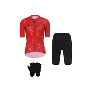 RIVANELLE Cyklistický mega set - METTLE LADY - červená/čierna RIVANELLE Cyklistický mega set - METTLE LADY - červená/čierna