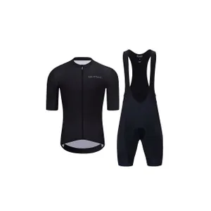 HOLOKOLO Cyklistický krátky dres a krátke nohavice - OCTOPUS - biela/čierna HOLOKOLO Cyklistický krátky dres a krátke nohavice - OCTOPUS - biela/čierna