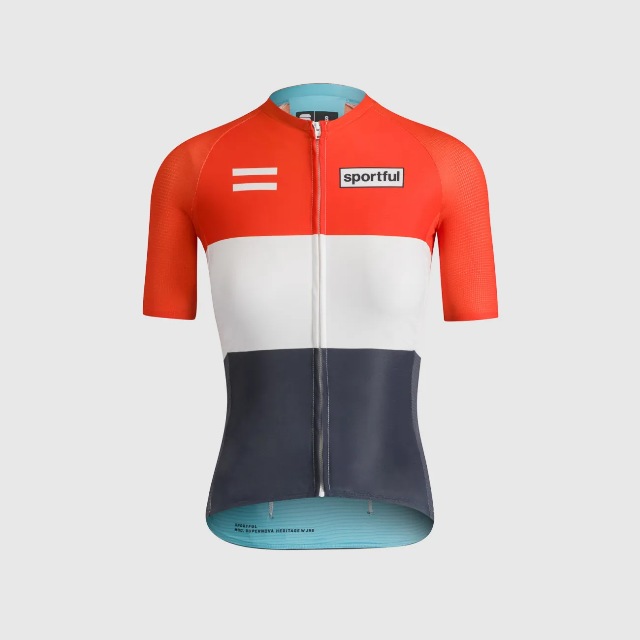 SPORTFUL Cyklistický dres s krátkym rukávom - SUPERNOVA HERITAGE W - modrá/biela/červená SPORTFUL Cyklistický dres s krátkym rukávom - SUPERNOVA HERITAGE W - modrá/biela/červená