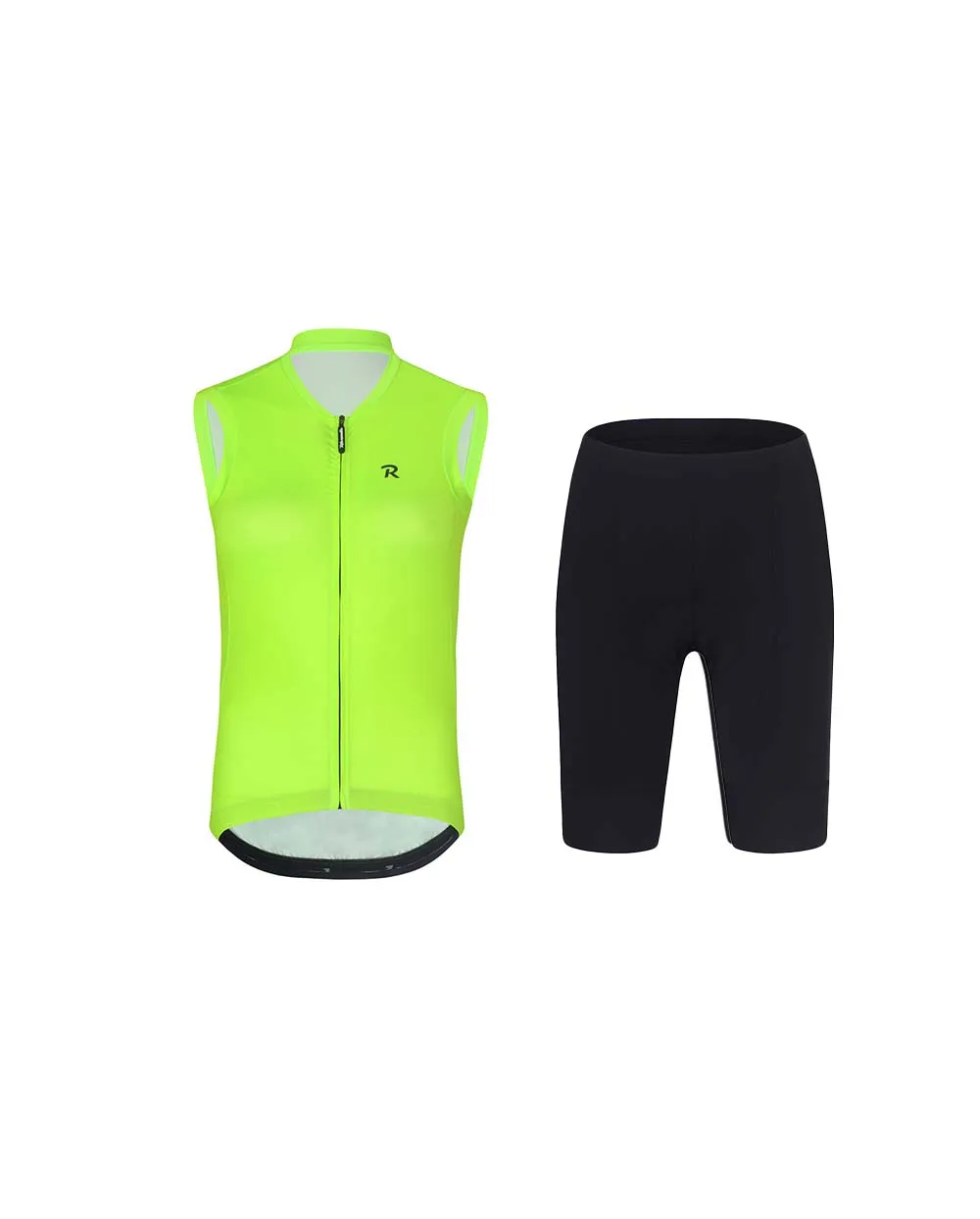 RIVANELLE Cyklistický krátky dres a krátke nohavice - PURE - čierna/žltá RIVANELLE Cyklistický krátky dres a krátke nohavice - PURE - čierna/žltá