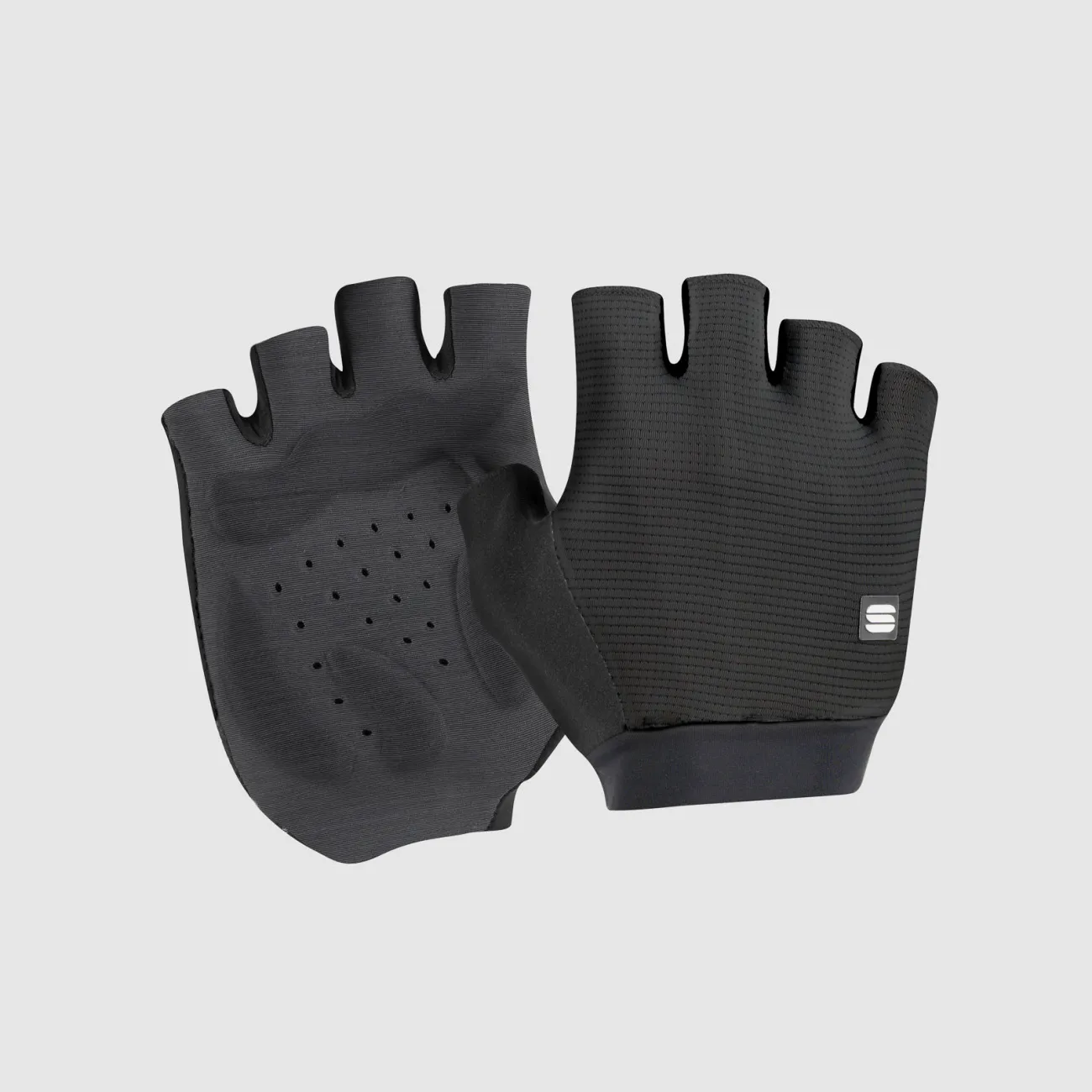 SPORTFUL Cyklistické rukavice krátkoprsté - PADDED - čierna SPORTFUL Cyklistické rukavice krátkoprsté - PADDED - čierna