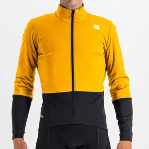 SPORTFUL Cyklistická vetruodolná bunda - TOTAL COMFORT - žltá/čierna SPORTFUL Cyklistická vetruodolná bunda - TOTAL COMFORT - žltá/čierna