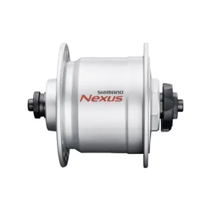 SHIMANO predný náboj s dynamom - DHC3000 32 - strieborná SHIMANO predný náboj s dynamom - DHC3000 32 - strieborná