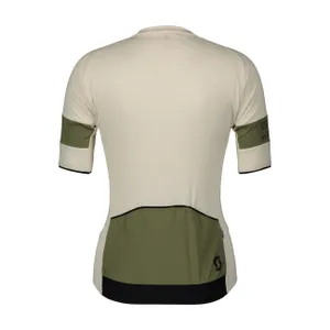 SCOTT Cyklistický dres s krátkym rukávom - ENDURANCE PRO W - biela/zelená SCOTT Cyklistický dres s krátkym rukávom - ENDURANCE PRO W - biela/zelená