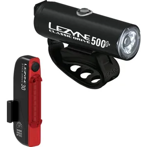 Šport a outdoor | Cyklistika | Cyklodoplnky | Svetlá - Lezyne Classic Drive 500+ / Stick Drive Pair Satin Black / Black Šport a outdoor | Cyklistika | Cyklodoplnky | Svetlá - Lezyne Classic Drive 500+ / Stick Drive Pair Satin Black / Black