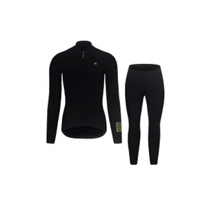 RIVANELLE Cyklistická zimná bunda a nohavice - VICTORIOUS WINTER - čierna RIVANELLE Cyklistická zimná bunda a nohavice - VICTORIOUS WINTER - čierna