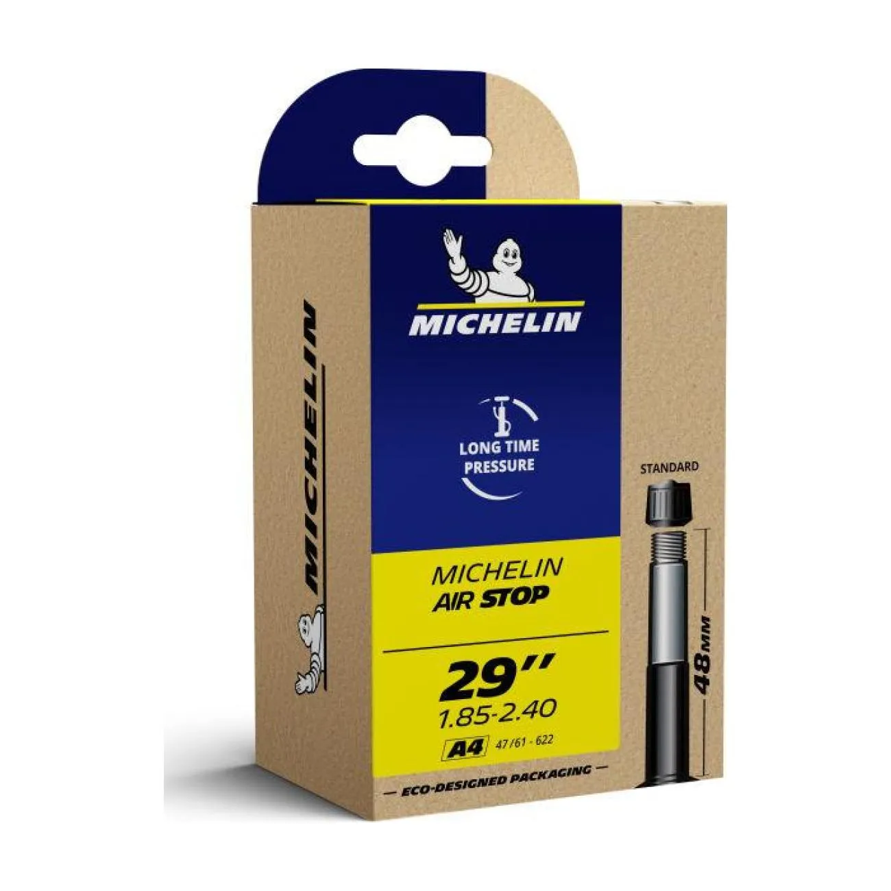 MICHELIN duša - INNER TUBE A4 29x1.85/2.40 FV 48mm - čierna MICHELIN duša - INNER TUBE A4 29x1.85/2.40 FV 48mm - čierna