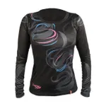 HAVEN Cyklistický dres s dlhým rukávom letný - ENERGY CRAZY LONG - čierna HAVEN Cyklistický dres s dlhým rukávom letný - ENERGY CRAZY LONG - čierna