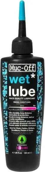 Šport a outdoor | Cyklistika | Čistiace a mazacie prostriedky | Mazivá a oleje - Muc-Off Wet Lube 120 ml Šport a outdoor | Cyklistika | Čistiace a mazacie prostriedky | Mazivá a oleje - Muc-Off Wet Lube 120 ml