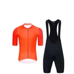 HOLOKOLO Cyklistický krátky dres a krátke nohavice - PERFORMANCE - oranžová/čierna HOLOKOLO Cyklistický krátky dres a krátke nohavice - PERFORMANCE - oranžová/čierna