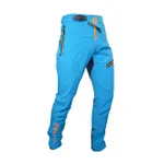 HAVEN Cyklistické nohavice dlhé bez trakov - ENERGIZER LONG - oranžová/modrá HAVEN Cyklistické nohavice dlhé bez trakov - ENERGIZER LONG - oranžová/modrá