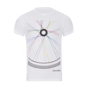 NU. BY HOLOKOLO Cyklistické tričko s krátkym rukávom - RIDE THIS WAY II. - biela NU. BY HOLOKOLO Cyklistické tričko s krátkym rukávom - RIDE THIS WAY II. - biela